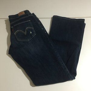 Levi's 528 Womens Curvy Cut Boot Leg Jeans Size 11 M Distressed